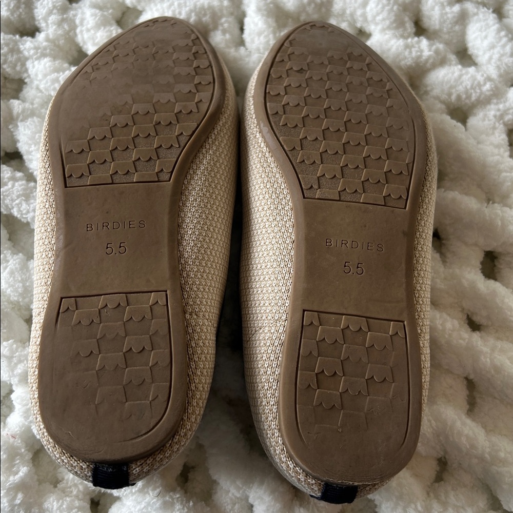 Birdies Beige and Black Women's Loafers. Size 5.5 - Picture 3 of 6